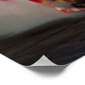 Advance Auto Parts Top Fuel Funny Car Print Poster (Ecke)