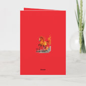 Advance With The Power Of Ten Thousand Galloping  Karte (Rückseite)