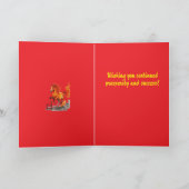 Advance With The Power Of Ten Thousand Galloping  Karte (Innenseite)