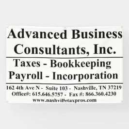 Advanced Business Banner