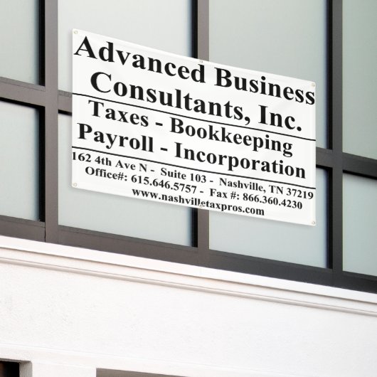 Advanced Business Banner (Äußeres Gebäude)