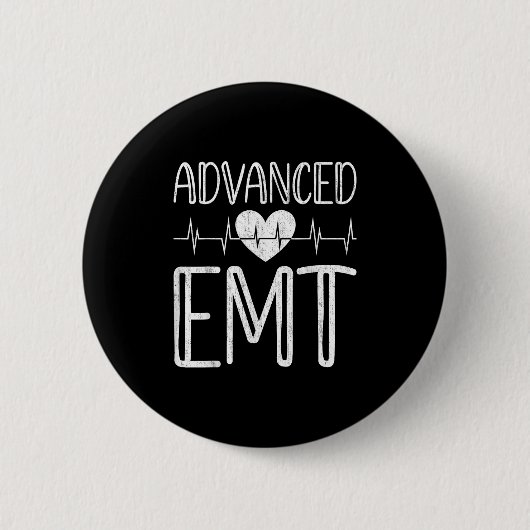 Advanced EMC - Emergency Medical Technician Ems Pa Button (Vorderseite)
