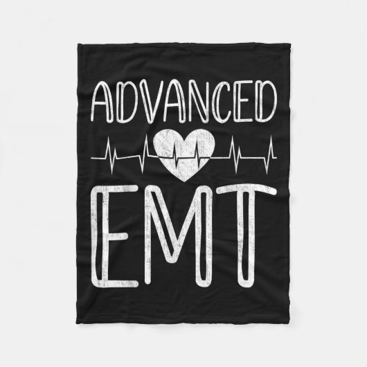 Advanced EMC - Emergency Medical Technician Ems Pa Fleecedecke (Vorderseite)