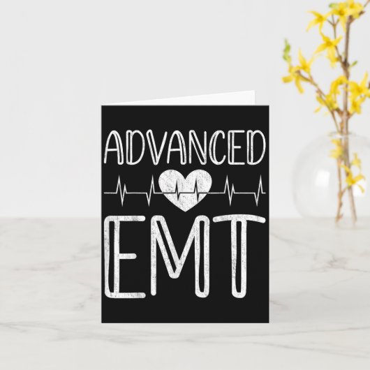 Advanced EMC - Emergency Medical Technician Ems Pa Karte (Gelbe Blume)