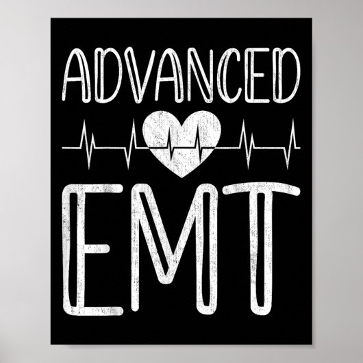 Advanced EMC - Emergency Medical Technician Ems Pa Poster (Vorne)