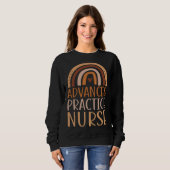 Advanced Practice Nurse Nursing School Trendy Bohe Sweatshirt (Vorne ganz)