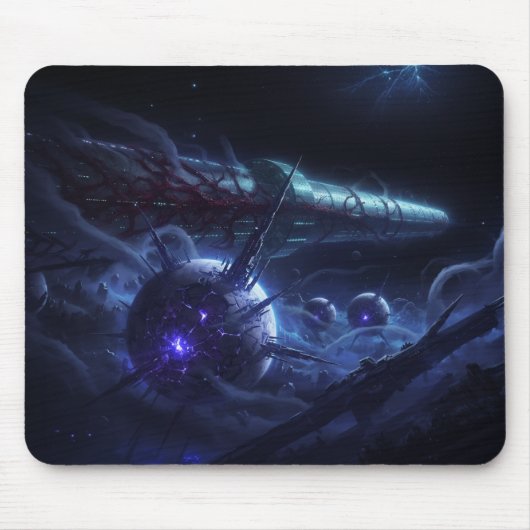 Advanced Research Submarine Navigating Mine Field Mousepad (Vorne)