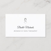 Advanced Skin Therapist Minimal Elegant Visitenkarte (Vorderseite)