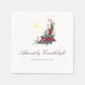 Advent by Candlelight Women Ministry P Christmas Serviette (Vorderseite)