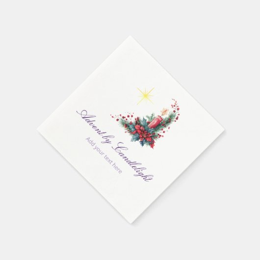 Advent by Candlelight Women Ministry P Christmas Serviette (Ecke)