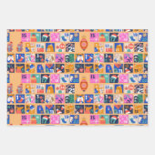 ADVENT CALENDAR Skandinavisches Folk Art Hygge 3 S Geschenkpapier Set (Vorderseite 2)