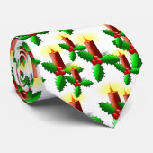 Advent Candle mit Holly Krawatte (Gerollt)