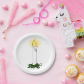 Advent Candle Pappteller (Party)