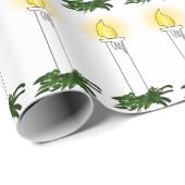 Advent Candle Wrapping Paper Geschenkpapier (Rolleneckpunkt)
