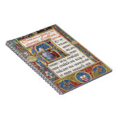 Advent Christmas Liturgie Mittelalterliches Manusk Notizblock (Rechte Seite)