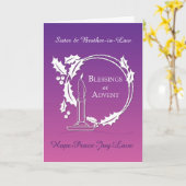 Advent Customize Relationship Segen schreiben Karte (Gelbe Blume)