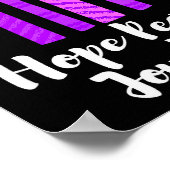 Advent Evergreen Wreath Candles Hope Peace Joy Lov Poster (Ecke)