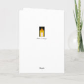 ADVENT Grußkarte Karte (Rückseite)