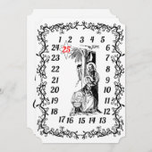 Advent Kalender Weihnachten Countdown Krippe Jesus Einladung (Vorne/Hinten)