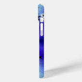 Advent, Weihnachten Artdeco auf Blue Green Rainbow Case-Mate iPhone Hülle (Rückseite / Links)