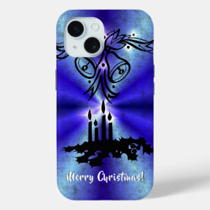 Advent, Weihnachten Artdeco auf Blue Green Rainbow Case-Mate iPhone Hülle