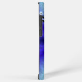 Advent, Weihnachten Artdeco auf Blue Green Rainbow Samsung Galaxy Hülle (Rechte Seite)