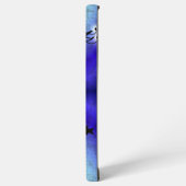 Advent, Weihnachten Artdeco auf Blue Green Rainbow Samsung Galaxy Hülle (Linke Seite)