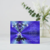 Advent, Weihnachten , Gedicht auf Deutsch Begleitkarte (Stehend Vorderseite)