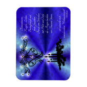 Advent, Weihnachten , Gedicht auf Deutsch Magnet (Vertikal)