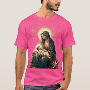 Advent Weihnachten Mutter Gottes mit dem Baby Jesu T-Shirt