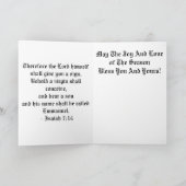 Advent/Weihnachtskarte Feiertagskarte (Innenseite)