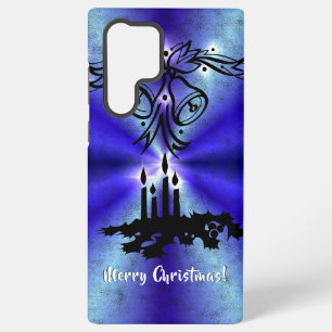 Advent, Weihnachtszauber auf Blau Samsung Galaxy Hülle