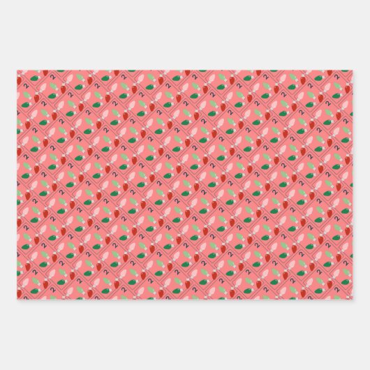 Advent Wrapping Paper - 22, 23, 24 Geschenkpapier Set (Vorderseite 2)