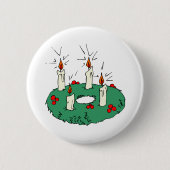 Advent Wreath Button (Vorderseite)