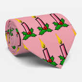 Advent Wreath Gaudete am dritten Sonntag Krawatte (Gerollt)