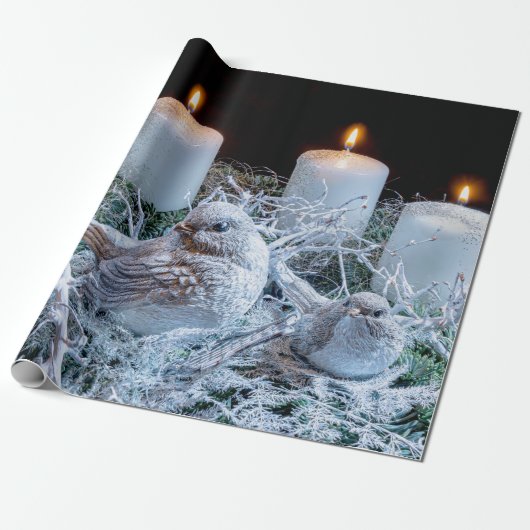 Advent Wreath Geschenkpapier (Ungerollt)
