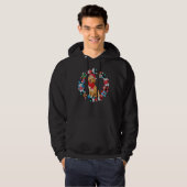 Advent Wreath Labrador Retriever Hoodie (Vorne ganz)