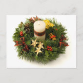 Advent Wreath Postkarte (Vorderseite)