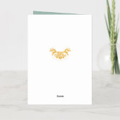 Adventsfarbe Grün Weihnachtsmann Gold (Rückseite)