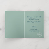 Adventsfarbe Grün Weihnachtsmann Gold (Innen Abgelegt)