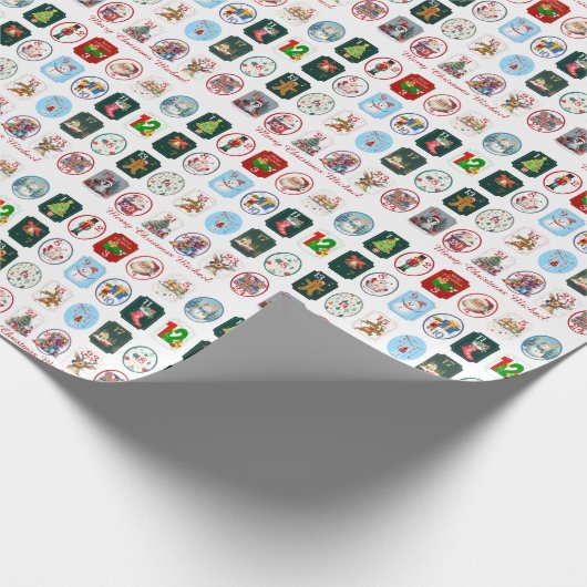 Adventskalender Geschenkpapier (Ecke)