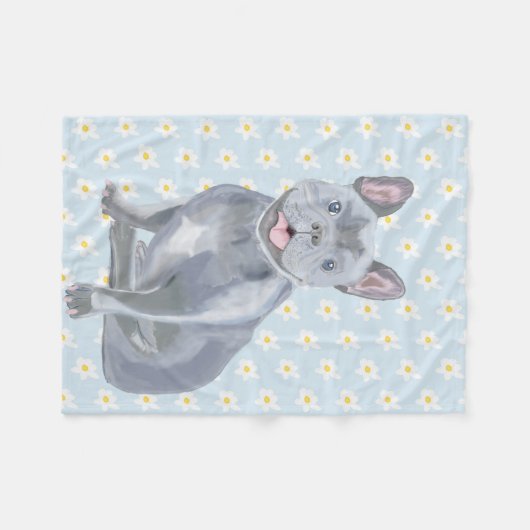 Adventskalender Graublauer Jungtier Fleecedecke (Vorderseite (Horizontal))