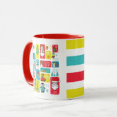 Adventskalender Personalisiert Weihnachten Tasse (Vorderseite Links)