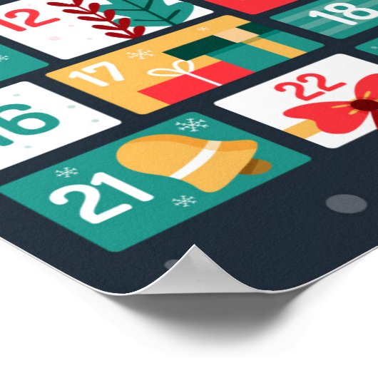 Adventskalender Poster (Ecke)