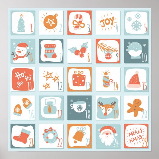 Adventskalender Poster (Vorne)