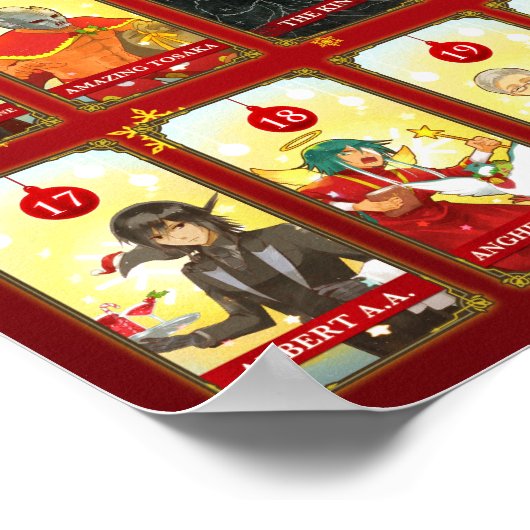 Adventskalender Poster (Ecke)