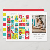 Adventskalender Weihnachten Foto (Vorne/Hinten)