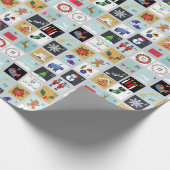 Adventskalender Weihnachten Geschenkpapier (Ecke)