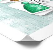 Adventskalender Weihnachtskalender Poster (Ecke)
