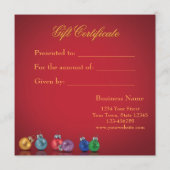 Adventskalender Weihnachtsschmuck (Rückseite)